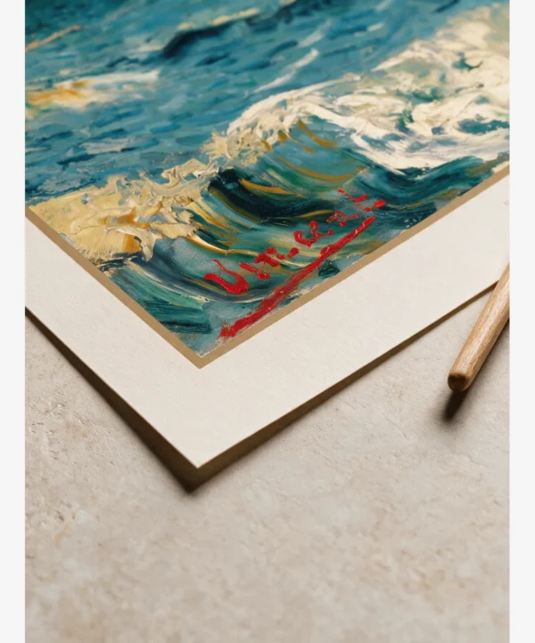 Van Gogh - Seascape near Les Saintes Poster