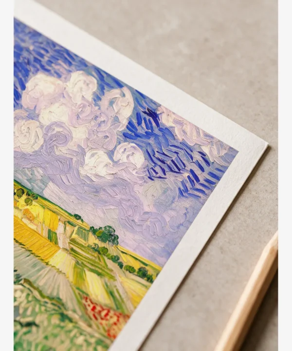 Kaliteli Resim Baskı Van Gogh-Plain at Auvers Poster Van Gogh-Plain at Auvers Poster