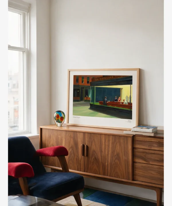 Edward Hopper-Nighthawks Poster