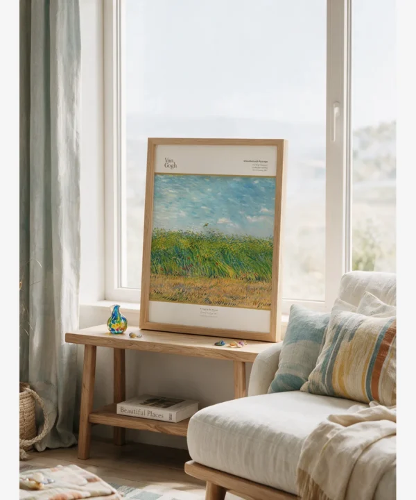 Van Gogh-Wheatfield with Partridge Poster