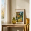 Van Gogh—Trees in the Asylum Garden Poster