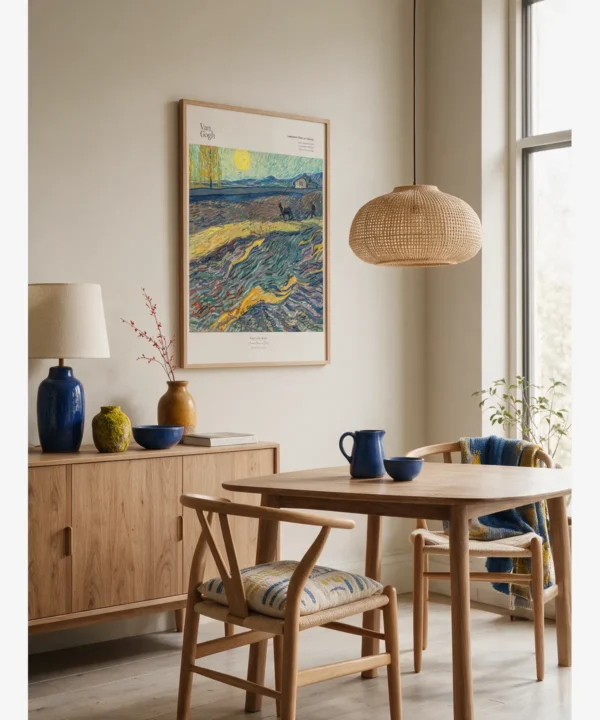 Van Gogh-Laboureur Dans un Champ Poster