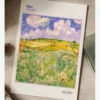 Modern Resim Baskısı Van Gogh-Plain at Auvers Poster Van Gogh-Plain at Auvers Poster