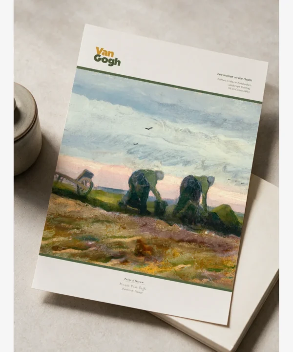Van Gogh-Two Women on the Heath Poster