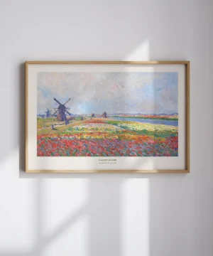 Monet-Tulip Fields Near the Hague Poster Claude Monet-Tulip Fields Near the Hague Poster