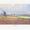 Monet-Tulip Fields Near the Hague Poster 50x70 Claude Monet-Tulip Fields Near the Hague Poster