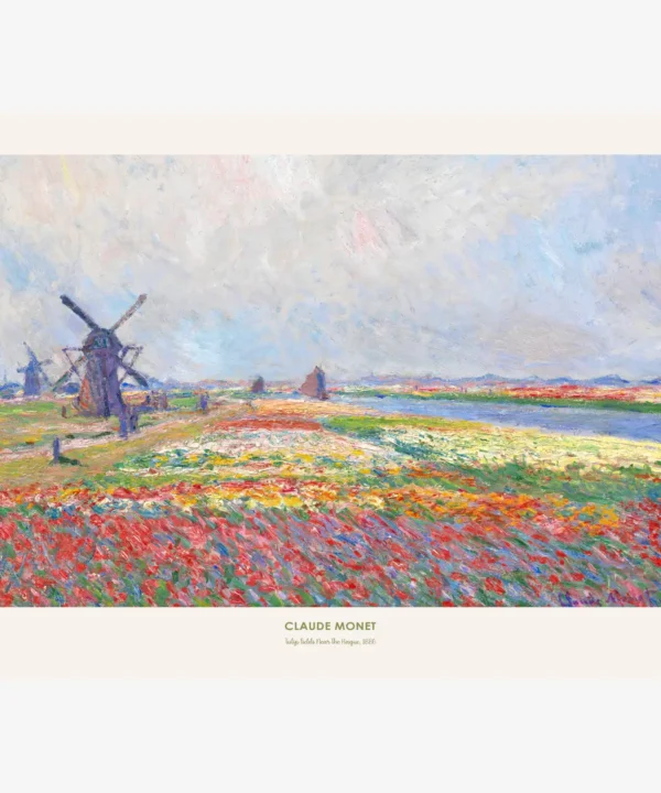 Monet-Tulip Fields Near the Hague Poster 50x70 Claude Monet-Tulip Fields Near the Hague Poster