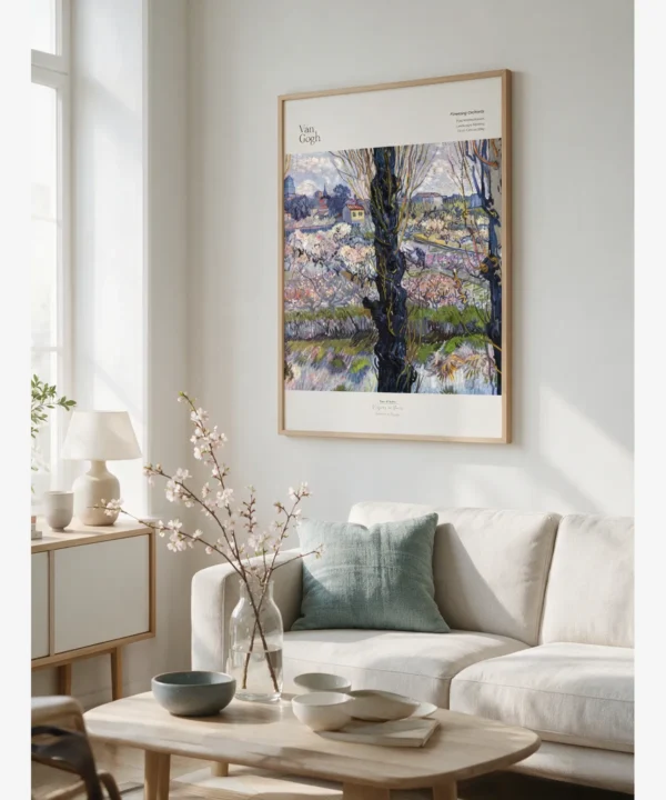 Van Gogh - Flowering Orchards Poster