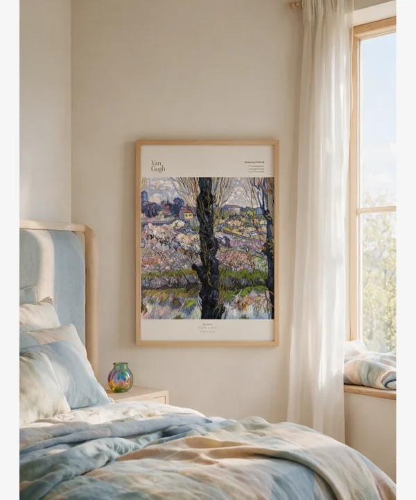 Van Gogh - Flowering Orchards Poster