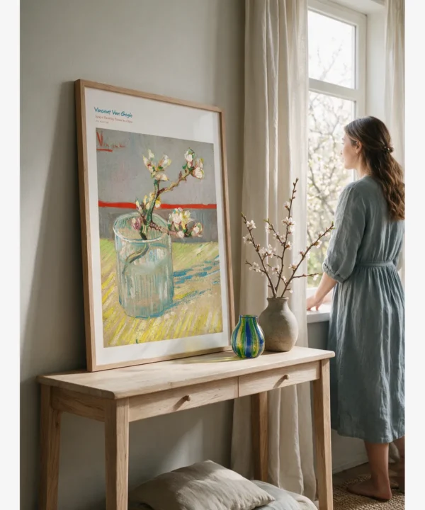 Van Gogh - Sprig of Flowering Almond Poster