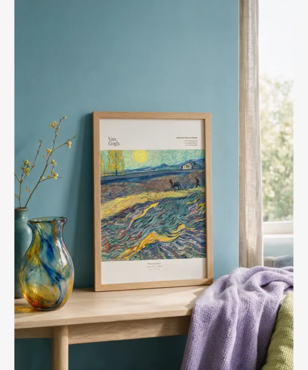 Van Gogh-Laboureur Dans un Champ Poster