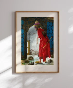 Osman Hamdi Bey-The Tortoise Trainer Poster