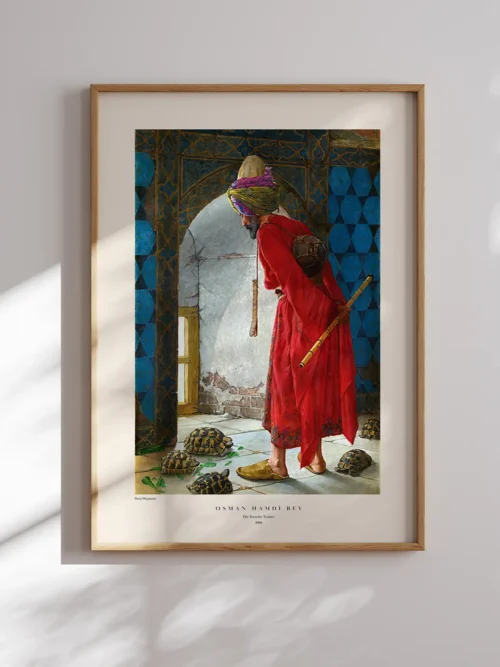 Osman Hamdi Bey-The Tortoise Trainer Poster