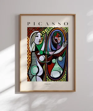 Pablo Picasso-Girl Before a Mirror Poster