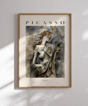 Pablo Picasso-Girl with a Mandolin Poster