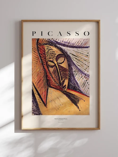 Pablo Picasso-Head of a Sleeping Woman Poster