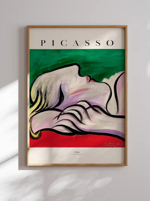 Pablo Picasso-Le Repos Poster