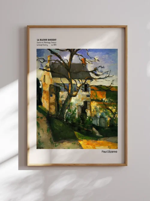 Paul Cezanne-La Maison Rondest Poster