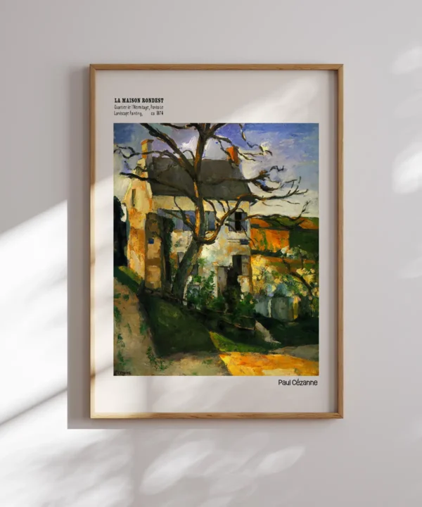 Paul Cezanne-La Maison Rondest Poster