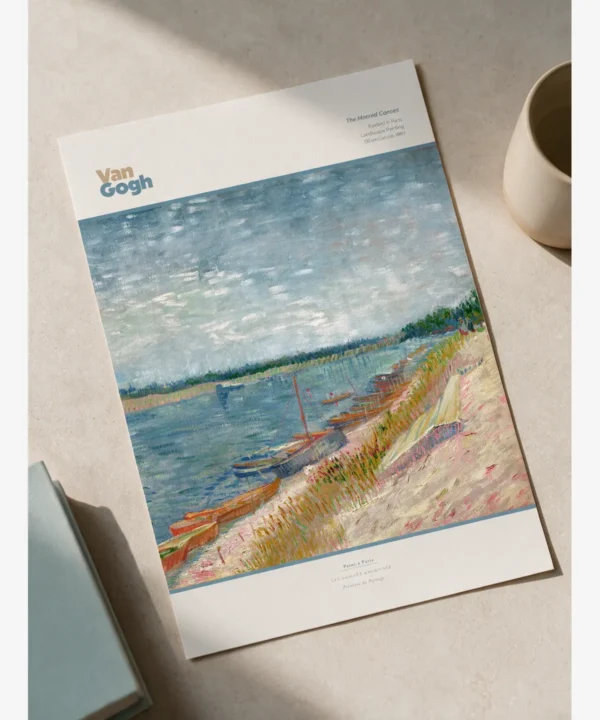 Van Gogh—The Moored Canoes Poster