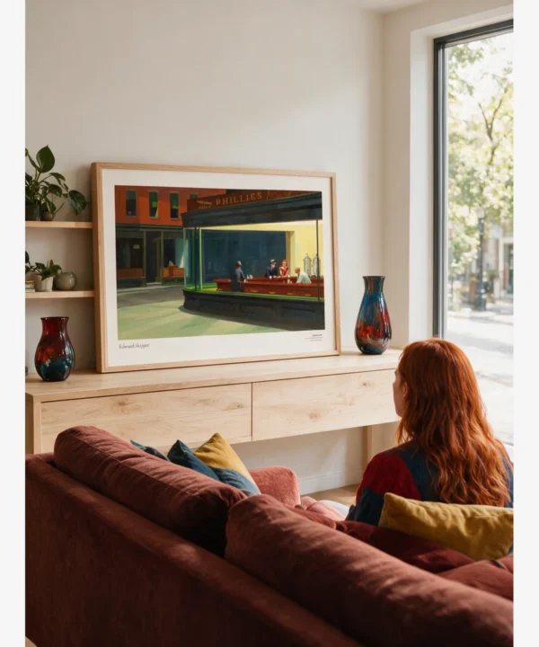 Edward Hopper-Nighthawks Poster