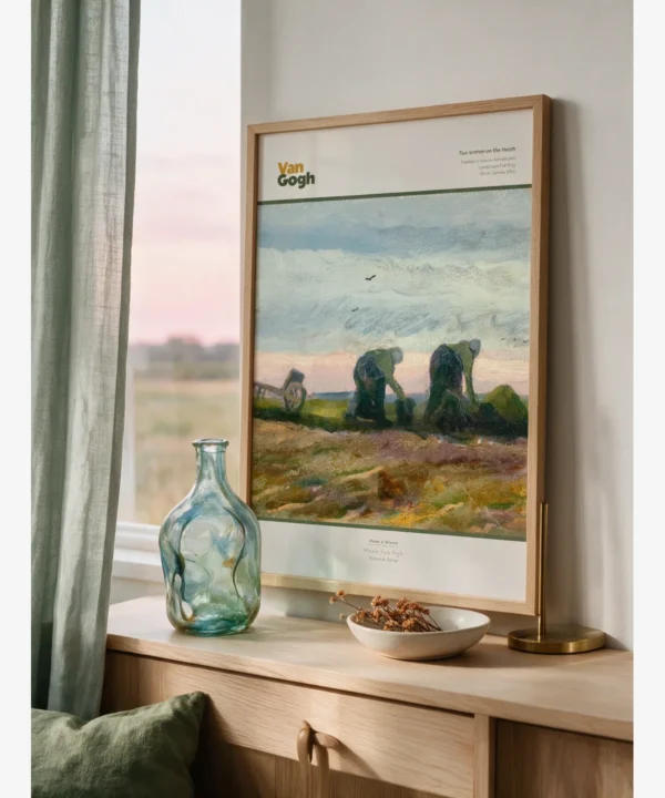 Van Gogh-Two Women on the Heath Poster