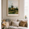 Van Gogh-Windmills on Montmartre Poster