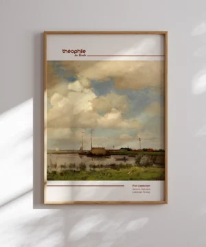 Theophile de Bock-River Landscape Poster
