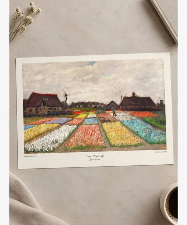 Van Gogh-Bulb Fields Poster baskı Van Gogh - Bulb Fields Poster