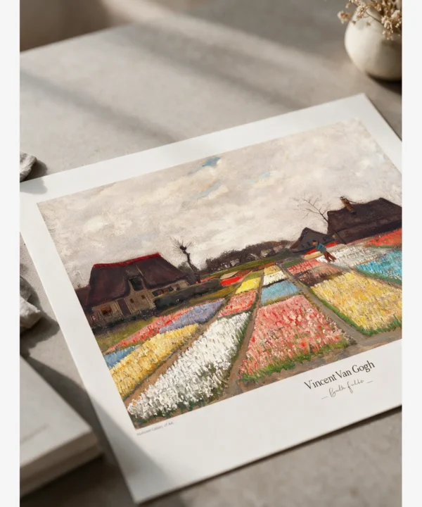 Van Gogh-Bulb Fields Poster baskı kalitesi Van Gogh - Bulb Fields Poster