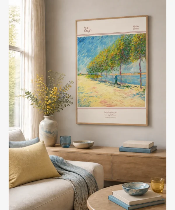 Van Gogh-By the Seine Poster