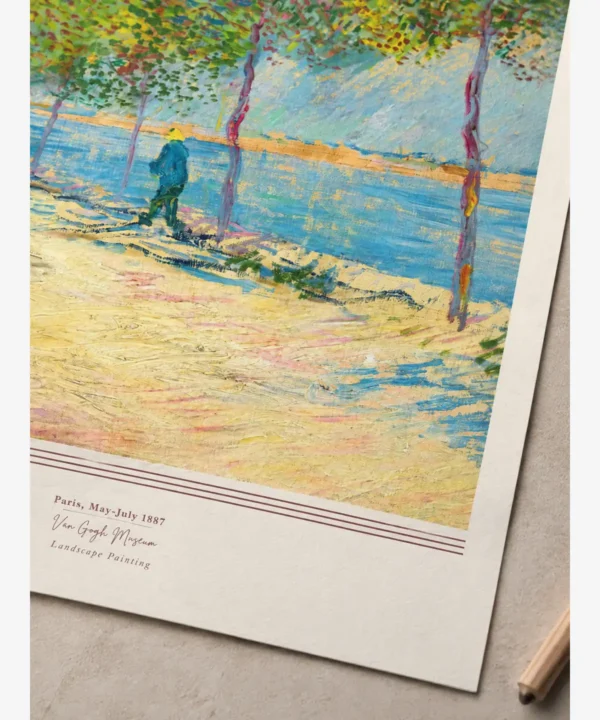 Van Gogh-By the Seine Poster