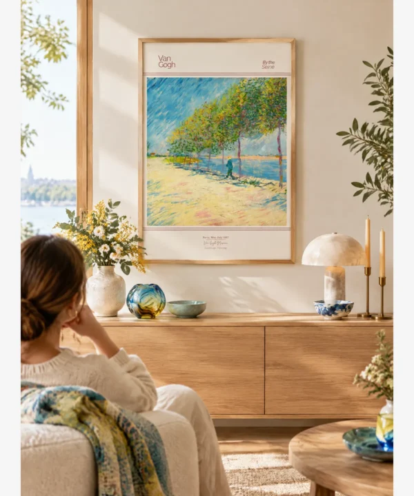 Van Gogh-By the Seine Poster