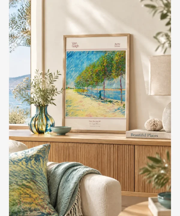 Van Gogh-By the Seine Poster