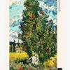 Van Gogh-Cypresses and Two Women Poster