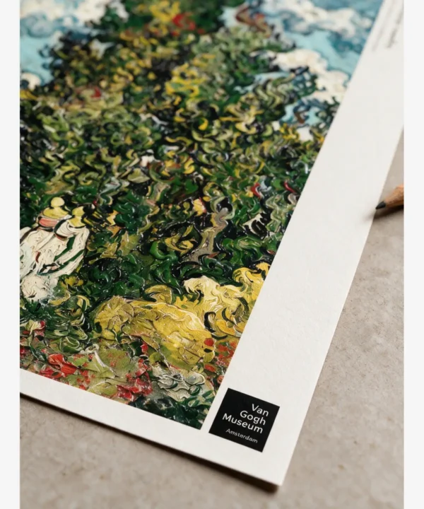 Van Gogh-Cypresses and Two Women Poster