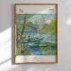 Van Gogh—Fishing in Spring Poster