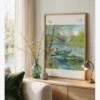 Van Gogh—Fishing in Spring Poster
