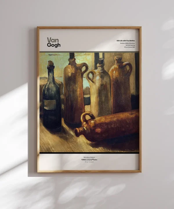 Van Gogh-Five_Bottles Poster Van Gogh-Five_Bottles Poster