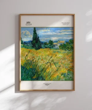 Van Gogh-Green Wheat Field with Cypress Poster Van Gogh-Green Wheat Field with Cypress Poster