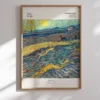 Van Gogh-Laboureur Dans un Champ Poster