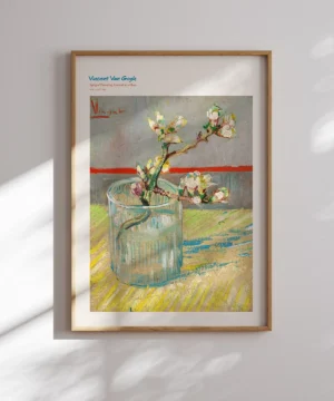 Van Gogh-Sprig of Flowering Almond Poster Van Gogh-Sprig of Flowering Almond Poster