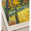 Van Gogh—Trees in the Asylum Garden Poster