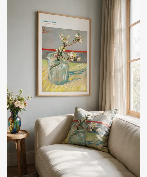 Van Gogh - Sprig of Flowering Almond Poster