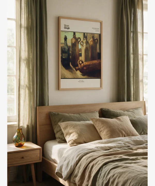 Van Gogh—Five Bottles Poster