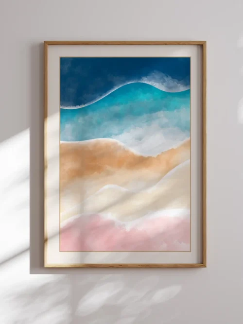 Beach Abstract Poster