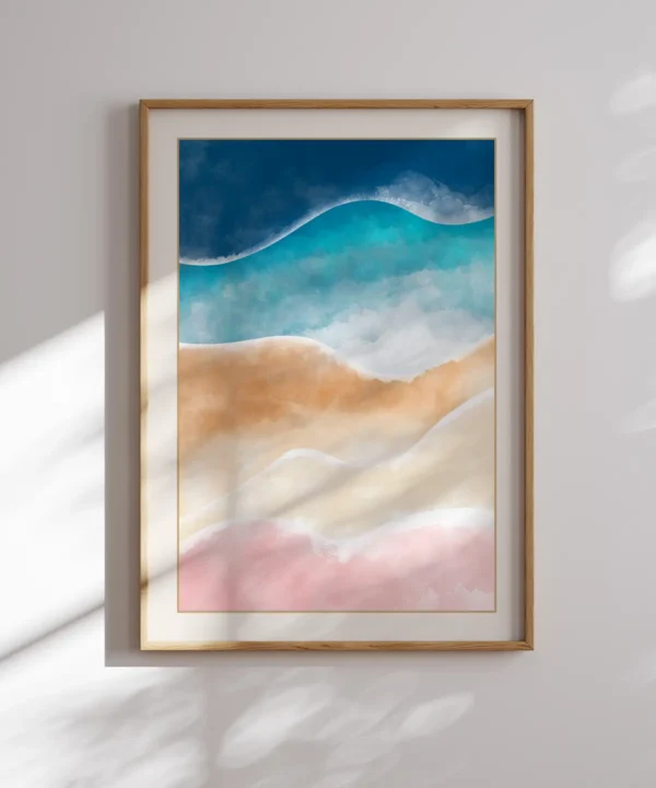 Beach Abstract Poster