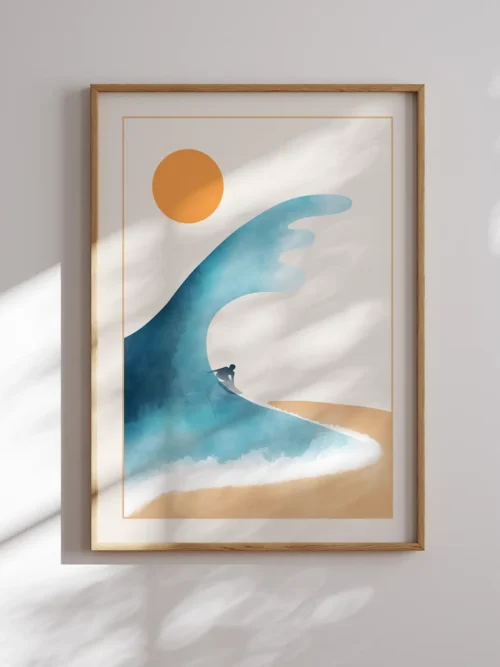 Beach Surf Poster