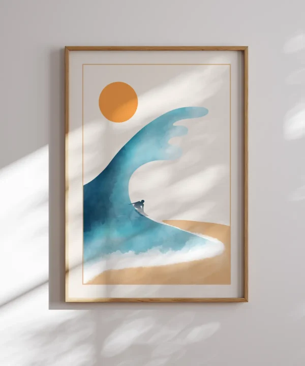 Beach Surf Poster Beach Surf Poster