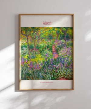 Claude Monet-The Artists Garden in Giverny Poster Claude Monet-The Artist’s Garden in Giverny Poster